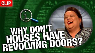 Why Dont Houses Have Revolving Doors  QI [upl. by Odnomra]