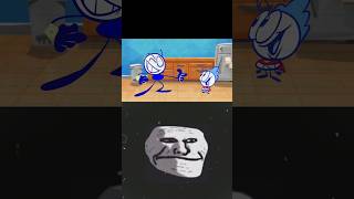 Troll Face Meme  UNEASY RIDER  pencilmation part 336 shorts animation troolface [upl. by Iem]