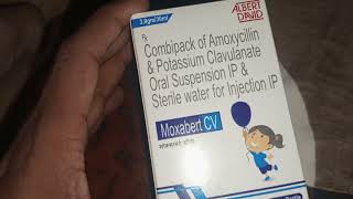 Combipack of amoxicillin and potassium clavulanate oral suspension ip amp sterile water for injectio [upl. by Yemrots1]