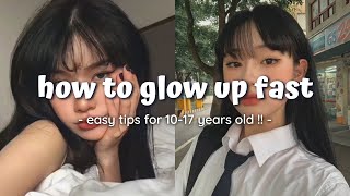 How To Glow Up Fast for 1317 years old 🌷✨  simple and easy ways [upl. by Ymij]