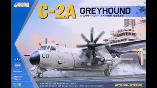 Kinetic  C2A Greyhound  148 Scale Model  In Box Review [upl. by Yelhak]