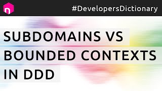 Subdomains vs BoundedContexts in DomainDriven Design DDD  deutsch [upl. by Sotsirhc]