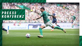 SV Werder Bremen – VfL Bochum 41  Pressekonferenz  SV Werder Bremen [upl. by Anirb]