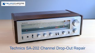 Technics SA202 Dropping Channel Repair [upl. by Giffer]