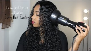 Diffuser Get Defined PERFECT Curls [upl. by Leahcam]