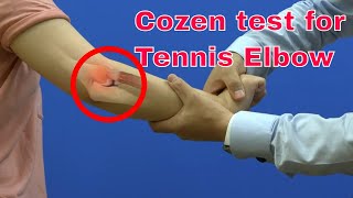 Lateral Epicondylitis Test 3D Cozen test [upl. by Teilo]