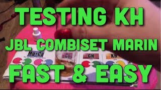 Testing KH using JBL Combiset Marin Test Kit  Fast amp Easy [upl. by Tingey573]