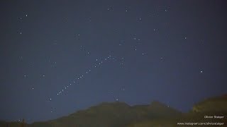 STARLINK G108 satellite train october 28 [upl. by Darill]