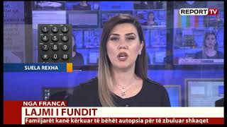 Report TV  Motra e shqiptarit të vrarë në burgun e Francës Ça ti çoj nënës për të qarë [upl. by Rma]