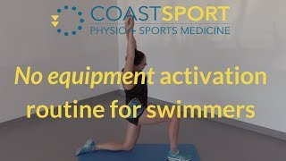 No equipment activation routine for swimmers  Coast Sport [upl. by Lahcsap]