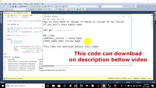 How to find table name or column name by data or value in table  SQL Server [upl. by Learrsi]