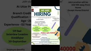 Annapurna microfinance pvt ltd vacancy salary upto 40000 microfinance job auditor annapurna [upl. by Ennahtebazile]