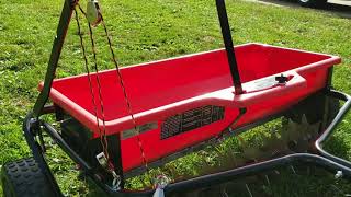 Review amp Modifications Craftsman AgriFab Drop Spreader [upl. by Hullda870]