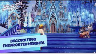 Decorating Frosted Heights Arendelle Castle Tour Easy disneydreamlightvalleydecorating gamergirl [upl. by Osman]