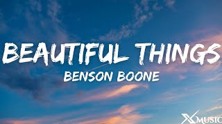 Benson Boone  Beautiful Things Lyrics [upl. by Ytinav]