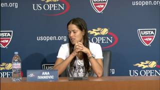 2012 US Open Press Conferences Ana Ivanovic 2nd Round [upl. by Hanni]