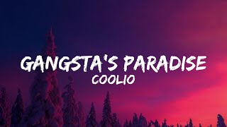 Coolio  Gangstas Paradise Lyrics ft LV [upl. by Greggory]