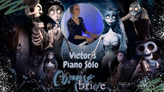 Victors Piano Solo  Corpse Bride Movie Soundtrack  Tim Burton  Danny Elfman  Shorts [upl. by Nolaj347]