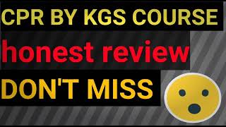 cpr by kgs course review  gomathi shankar webinar  cpr by kgs webinar download [upl. by Itnava]