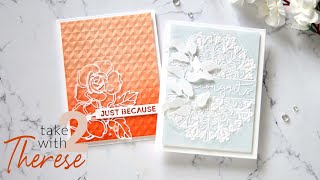 2 EASY Ways to Add Color With Altenew 3D Embossing Folders [upl. by Kussell43]