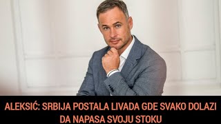 Miroslav Aleksić Mnogi koji su podržavali SNS sada su protiv litijuma [upl. by Cirad961]