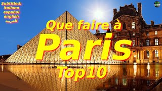 Top 10 Des Plus Beaux Endroits à Visiter à PARIS FRANCE  Voyage Vidéo [upl. by Canica]