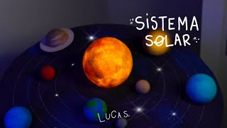 COMO FAZER MAQUETE DE SISTEMA SOLAR  DIY [upl. by Ahseyd]