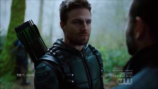 Arrow 5x23 Deathstroke Saves Oliver [upl. by Ateuqal]