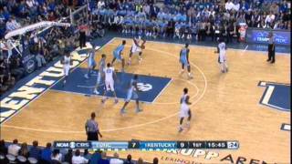 Terrence Jones dunk  Kentucky vs UNC 12311 [upl. by Agnella162]