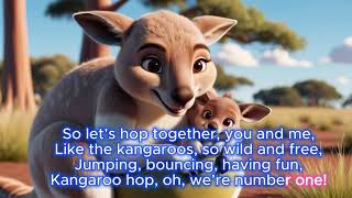 The Kangaroo Song 🦘 Kids Animal Dance Song  Karaoke song [upl. by Alta198]