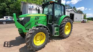 2015 John Deere 6125M Tractor Walk Around [upl. by Phalan]