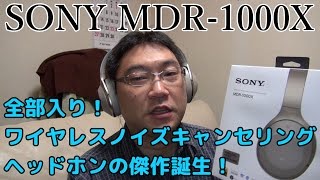 【ヘッドホンレビュー】MDR 1000Xは全部入りのワイヤレスノイズキャンセリングヘッドホンだ！ [upl. by Oigroeg]