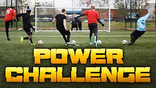 FOOTBALL POWER CHALLENGE  How Hard Can You Kick A Football [upl. by Grimaldi]