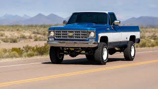 1978 Chevy K20 Operations Check [upl. by Lapo]