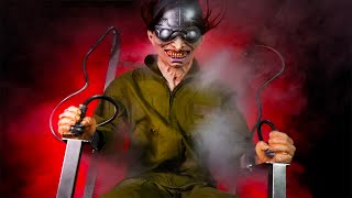 Jolt Electric Chair Animatronic Halloween Prop by Distortions Unlimited [upl. by Aztilem833]