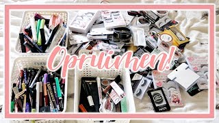 MAKEUP STASH OPRUIMEN amp ORGANISEREN  Nepwimpers mascaras oogpotloden eyeliners [upl. by Dde]