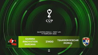 WSE Cup  Quarterfinals  1st leg  Gamma Innovation Sarzana ITA x TeamServiceCar Monza ITA [upl. by Snashall553]