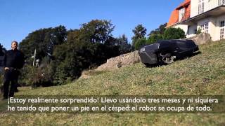 Robot Cortacesped Husqvarna  El Costacesped Automatico Todoterreno [upl. by Arikahs]