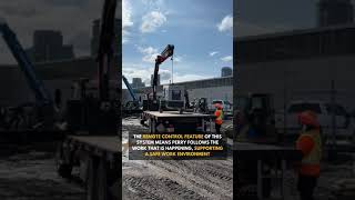 HMF 2320K Crane at work with Cooper Pump amp Power [upl. by Lilias]