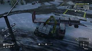 SnowRunner  Alaska  Mountain River  White Valley Cargopocalypse P2 Part 2 401 [upl. by Sonni631]