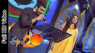 Sreerama Chandra and Geetha Madhuri PerformsTop Lesi Poddi Song in Srikakulam ETV  20 Celebrations [upl. by Shayna868]