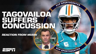 Jeff Darlington details the reaction in Miami to Tua Tagovailoa’s concussion  SC with SVP [upl. by Husha]