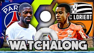 PSG 20 Lorient • Ligue 1 Uber Eats LIVE WATCH ALONG FCLPSG [upl. by Patton]