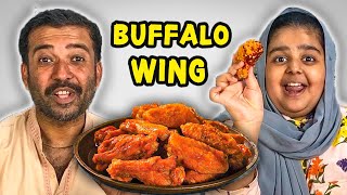 Tribal People Try Buffalo Wing For The First Time [upl. by Ynnij]