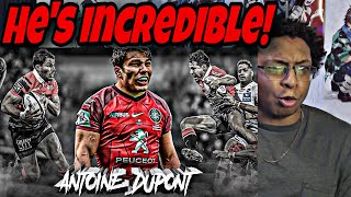 Antoine Dupont Is A Beast For France  Brutal Rugby Speed Agility amp Big Hits  REACTION [upl. by Olodort487]