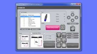 Graphtec CE6000 Cutter Training  Using the Controller [upl. by Ahsaz]