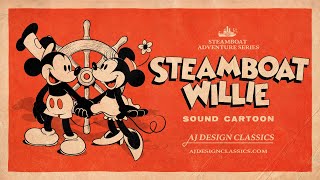 Mickey Mouse 03  Steamboat Willie 1928 [upl. by Ellehcyt]