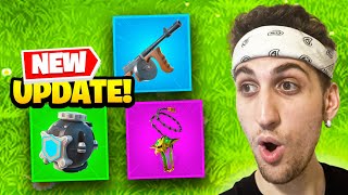 NEW Fortnite Update Drum Gun Chains of Hades amp Shield Bubble Jr [upl. by Henrietta257]