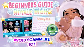 🎄2024 BEGINNERS GUILD TO ROYALE HIGH✨ PART 3 😳AVOID SCAMMERS 101😭  Royale High Glitterfrost [upl. by Abner808]