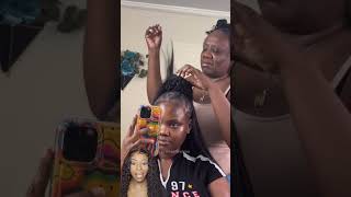 Hairdresser Reacts To Sleek Ponytail Updo braids haircare hair reaction hairstylist ponytail [upl. by Pansir]